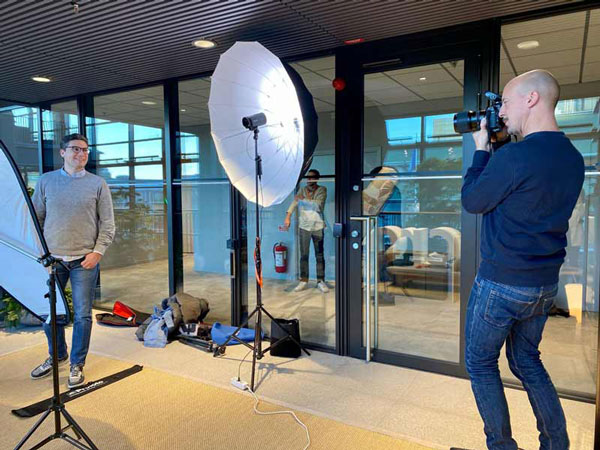 Fotografering av anställda