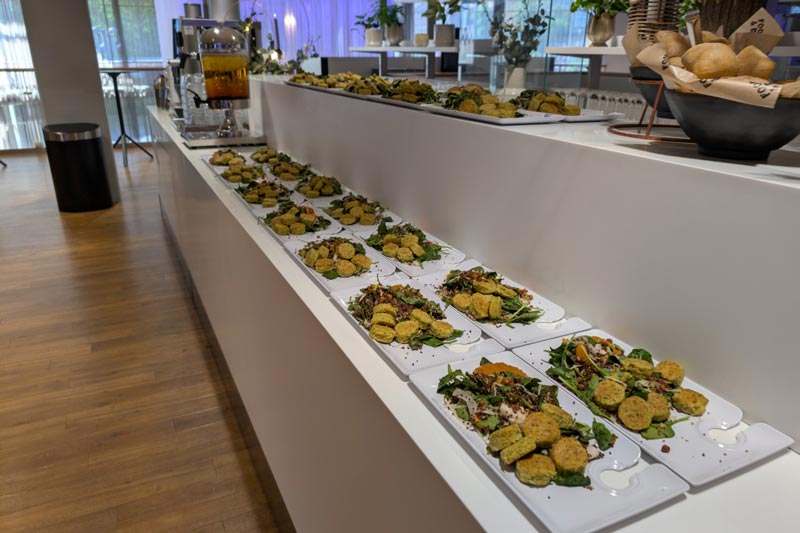 Maten som erbjöds under Vitalis Pre-Day